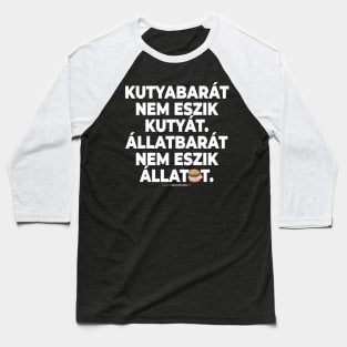 Vegán Aktivista Grafika #takingblindfoldsoff 23 magyar Baseball T-Shirt